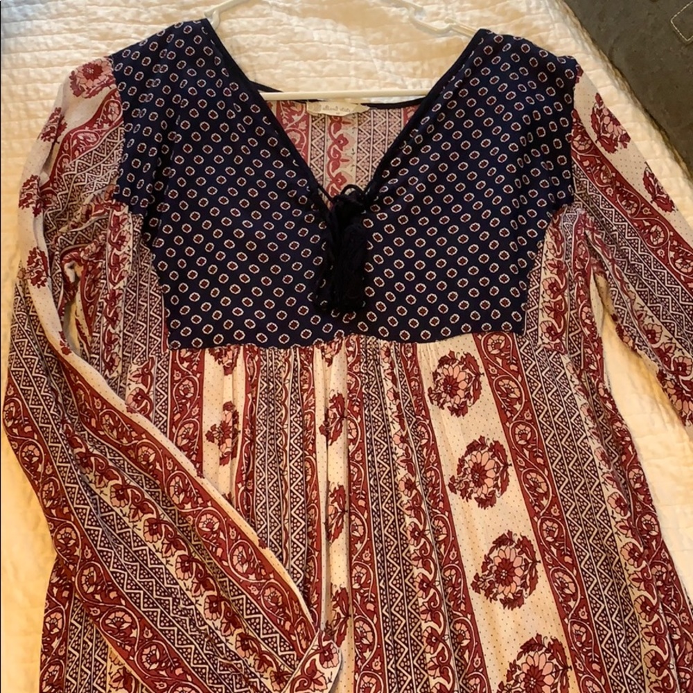 Super cute long sleeve dress!